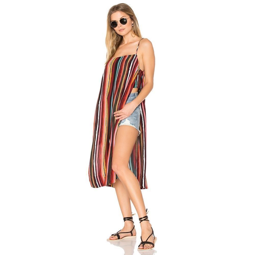 𝅺FREE People Ruby Tunic Top Retro Stripe XS